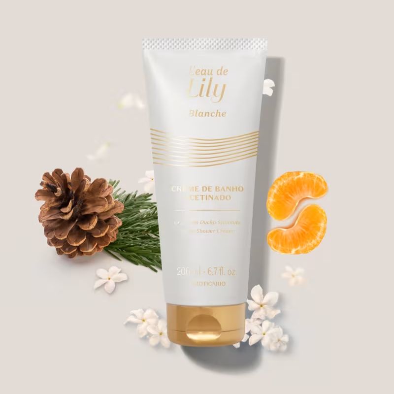 CREME DE BANHO ACETINADO CORPORAL L%U2019EAU DE LILY BLANCHE 200ML